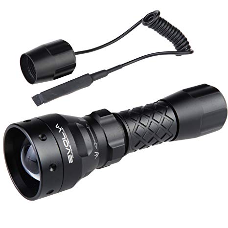 EVOLVA FUTURE TECHNOLOGY T38 IR 38mm Lens Infrared Flashlight Light Night Vision Torch - Infrared Light is Invisible to Human Eyes - to be Used with Night Vision Devices