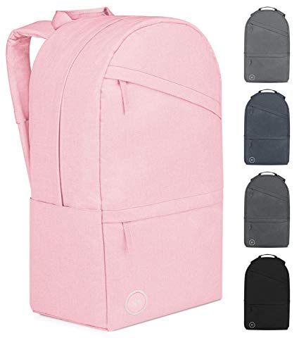Simple Modern Legacy Backpack with Laptop Compartment Sleeve - 35L Travel Bag for Men & Women College Work School -Blush