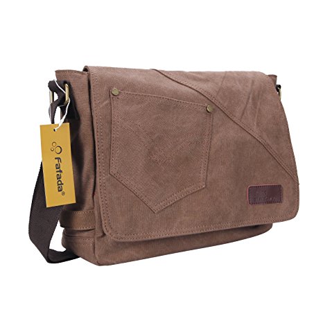 Fafada Unisex Canvas Outdoor Backpack Chest Pack Single Shoulder Bag