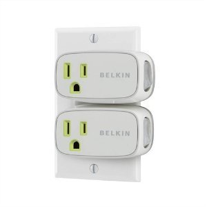 2 Pack - Belkin Power Conserve Illuminated Switch F7c016q - Bulk Packaging