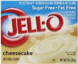 Jell-O Sugar-Free Instant Pudding and Pie Filling Cheesecake 1-Ounce Boxes Pack of 6