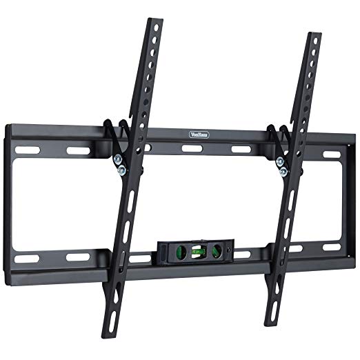 VonHaus 37-70" Tilt TV Wall Mount Bracket with Built-In Tri Spirit Level for LED, LCD, 3D, Curved, Plasma, Flat Screen Televisions - Super Strong 35kg Weight Capacity