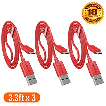 Micro USB Cable, COCOCAT [3-Pack]Premium Micro USB Charging Cable High Speed USB 2.0 A Male to Micro B Sync and Charging Cable