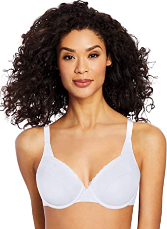 Bali Passion For Comfort Underwire Bra with Full-Coverage, Light Lift Back Smoothing Shapewear Bra for Everyday Wear