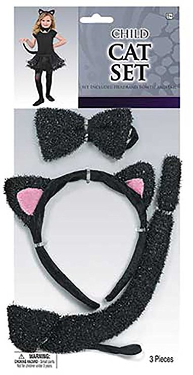 Amscan Girls Halloween Costume Accessory Set - Cat