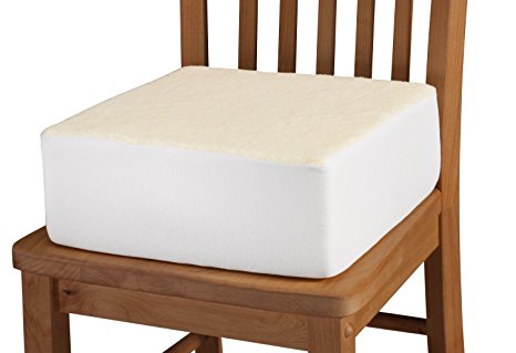Easy Comforts Extra Thick Foam Chair Cushion, Beige, 5-Inch