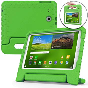 Cooper Dynamo [Rugged Kids Case] Protective Case for Samsung Tab E 9.6 | Child Proof Cover w/Stand, Handle | SM-T560 T561 T562 T563 T565 T567 (Green)