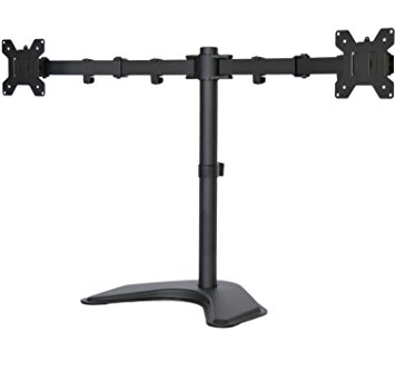 Duramex (Tm) Economy Dual Standing Monitor Stand Mount for Monitors Up to 27" Inch