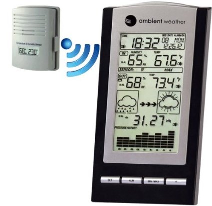 Ambient Weather WS-1171B Wireless Advanced Weather Station with Temperature, Dew Point, Barometer and Humidity