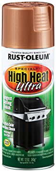 Rust-Oleum 241232 High Heat Ultra Enamel Spray, Aged Copper, 12-Ounce