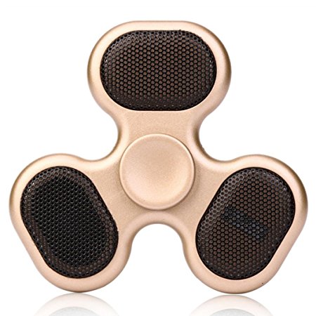 Wireless Bluetooth Speakers Clover Fidget Spinner - Robiear Triangle EDC Focus Finger Toy