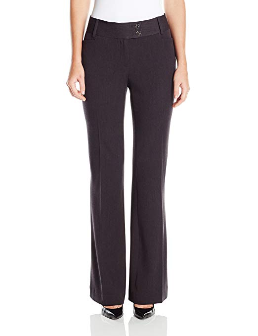 Rafaella Women's Petite Curvy-Fit Gabardine Trouser