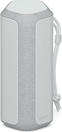 Sony SRS-XE200 X-Series Wireless Ultra Portable-Bluetooth-Speaker, IP67 Waterproof, Dustproof and Shockproof with 16 Hour Battery and Easy to Carry Strap, Light Gray- New