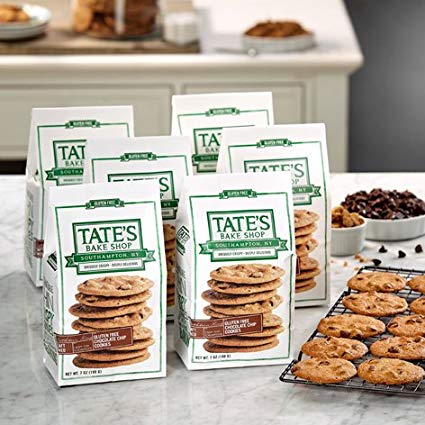 Tate's Bake Shop 6 Pack Gluten Free Chocolate Chip Cookies Tate's Exclusive