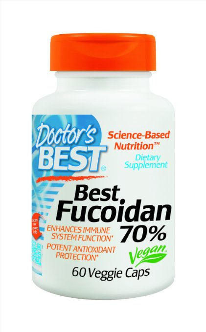 Doctors Best Best Fucoidan 70 Vegetable Capsules 60-Count