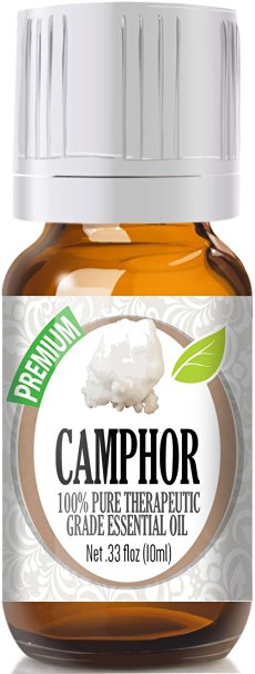 Camphor 100% Pure, Best Therapeutic Grade Essential Oil - 10ml