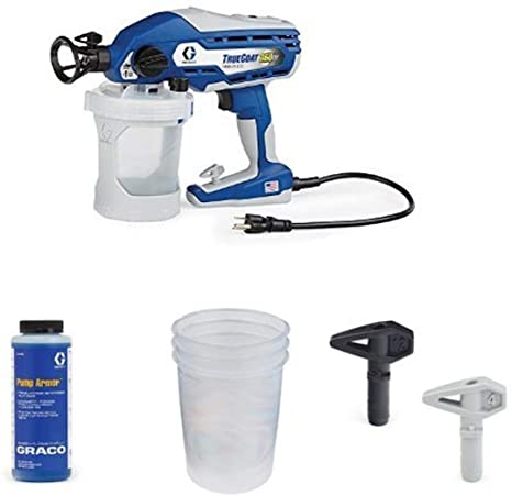 Graco TrueCoat 360DS Paint Sprayer Kit with Pump Armor, Paint Bags and Tips