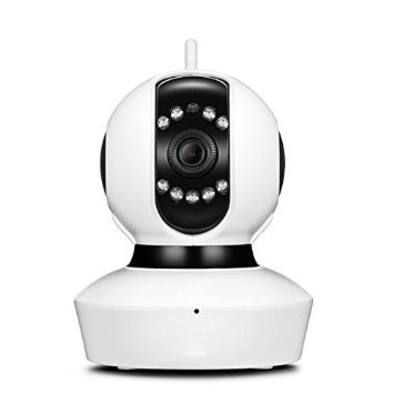 IP Camera, MixMart 720P HD WiFi Security Camera Surveillance System, Plug and Play Pan/Tilt With 2-Way Audio, Infrared Night Vision and Motion Detection [Updated Version]
