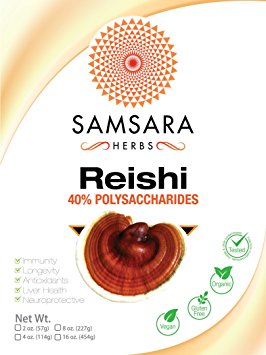 Reishi Extract Powder (2oz/57g) - 40% Polysaccharides, STRONGEST Reishi Extract!
