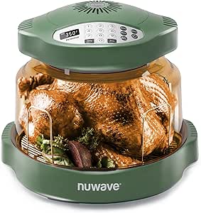 Nuwave Pro Plus 2 Infra-Red Oven, New & Improved, Cook Fresh or Frozen, No Defrosting or Preheating, Cook Healthy, 360 Surround Cooking, Adjustable Temps, 100 Presets & 50 Memory, Durable Power Dome