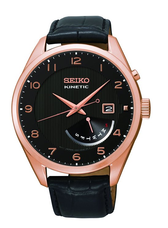 Seiko Men's SRN054 Analog Display Japanese Quartz Black Watch