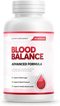 Blood Balance Advanced Formula Pills - Blood Balance Formula (60 Capsules, 1 Month Supply)