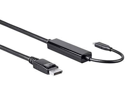 Monoprice USB 3.1 Type-C to DisplayPort Active Cable 4K@60Hz, 3ft