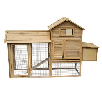 ALEKO Wooden Pet House Poultry Hutch