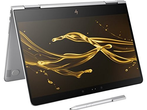 2017 HP Spectre x360 - 13t Stylus(7th Gen. Intel i7-7500U, FHD, Windows 10 Windows Ink) 2-in-1 13.3" Tablet Convertible Kaby Lake Touchscreen Bang & Olufsen Thunderbolt (16G 512G SSD - Silver)