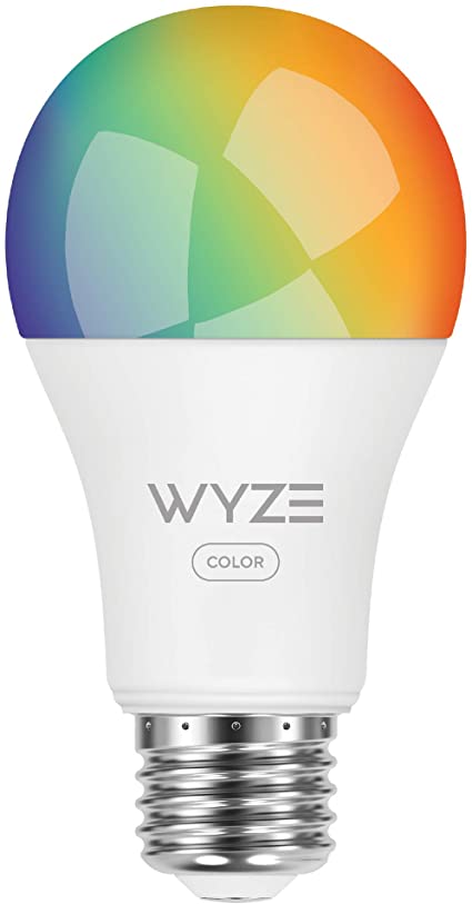 Wyze Labs WLPA19C Smart Wyze Bulb, 1-Pack, Color