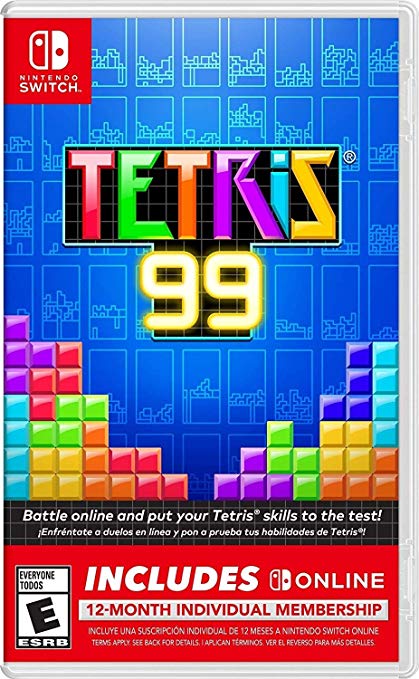 Tetris 99   12 Month Nintendo Switch Online Individual Membership - Nintendo Switch