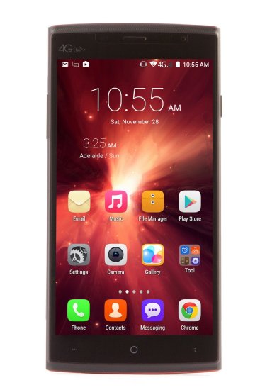 Neoix Rakkaus 4G LTE Quad Core Smartphone 5.5" L Display Warranty Unlocked, Black