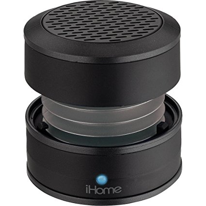 iHome iHM60 3.5mm Aux Portable Speaker (Gun Metal Gray)
