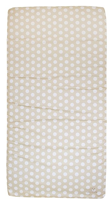 Candide Baby Playard Pack N Play and Travel Mattress, Beige Dots