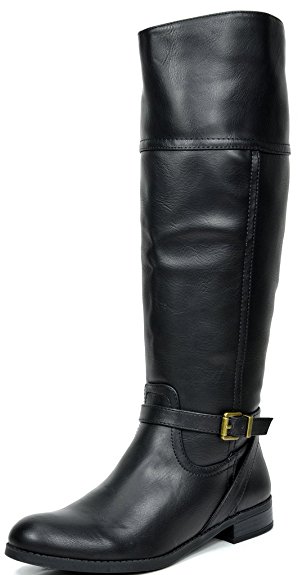 TOETOS Women's Knee High Riding Boots (Wide Calf Available)