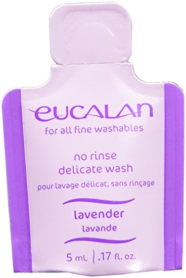 Eucalan Fine Fabric Wash 0.17ounce Single Use Pod Lavender, 25-Pack