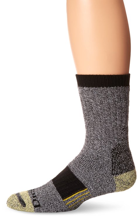 Dickies Men's Kevlar Reinforced Steel Toe Crew Socks