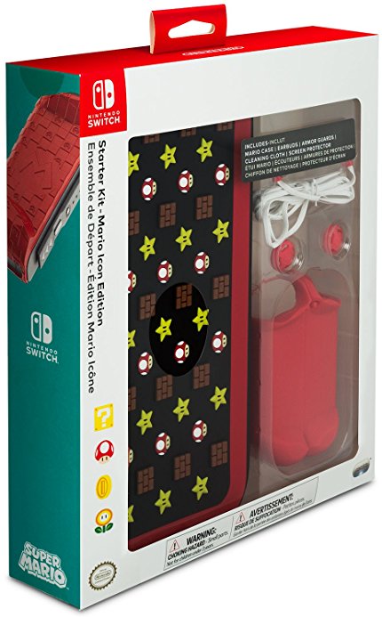 Nintendo Switch Starter Kit - Mario Icon Edition