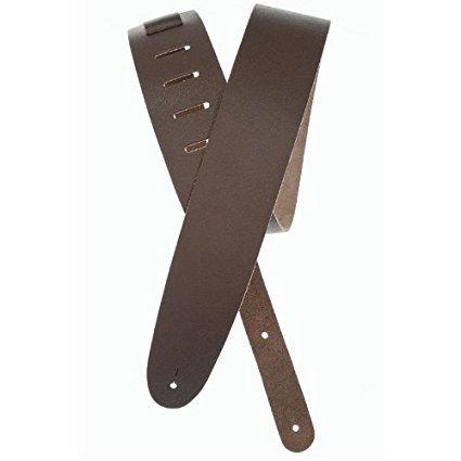 Planet Waves Basic Classic Leather Guitar Strap, Brown