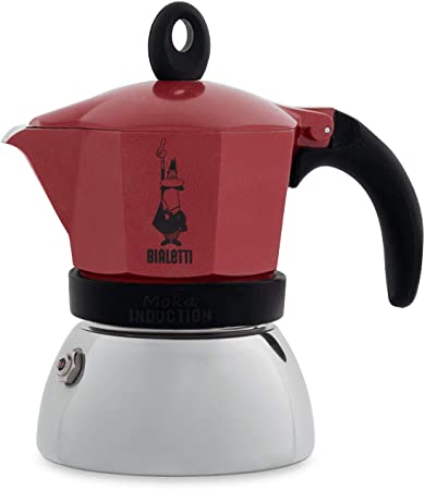 Bialetti Moka Induction Espresso Maker, Red