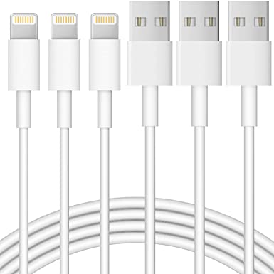 iPhone Charger Lightning Cable【Apple MFi Certified】3 Pack USB Charging Cables Compatible with iPhone 13/13 Pro/13 Pro Max/13 Mini/12/12 PRO/Max/11/11PRO/XS/Max/XR/X/8/8 Plus/7/7P/6S/6Plus/5s/5/iPad and More