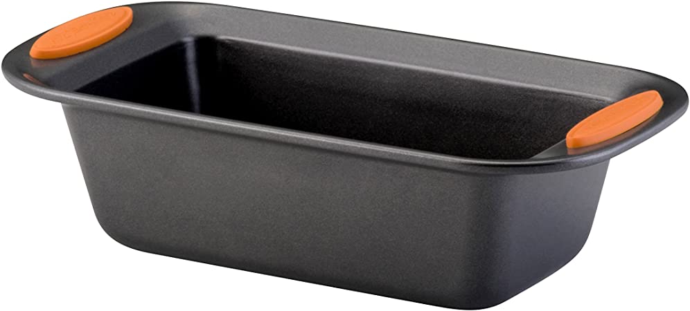 Rachael Ray Oven Lovin' Non-Stick Bakeware 9-Inch X 5-Inch Loaf Pan, Orange