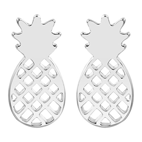 Cute Pineapple Fruit Earring Fashion Jewelry Best Friend Gift Earring for Girls and Women Gold