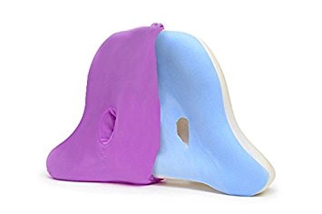 Ear & Neck Pain Relief | Back & Side Sleeper Pillow | Anti-Wrinkle | CPAP | So Comfy | The Womfy | Purple Medium Soft
