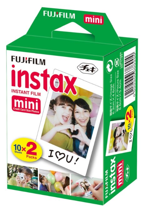 Fujifilm Instax Mini Instant Film, Twin Pack (20 Exposures)