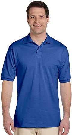 Jerzees Men's Short Sleeve Polo Shirts, SpotShield Stain Resistant, Sizes S-5x