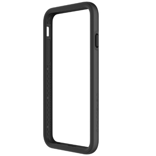 iPhone 6s Case Charcoal Black RhinoShield CrashGuard Bumper 11 Ft Drop Tested No Bulk EggDrop Technology Thin Lightweight Protection Includes Back Transparent Skin Also fits iPhone 6
