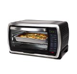 Oster Large Capacity Countertop 6-Slice Digital Convection Toaster Oven BlackPolished Stainless TSSTTVMNDG