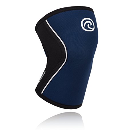Rehband Rx Knee Support 5mm - Small - Navy - Expand Your Movement   Cross Training Potential - Knee Sleeve for Fitness - Feel Stronger   More Secure - Relieve Strain - 1 Sleeve