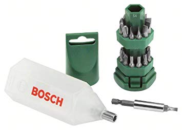 Bosch 25-piece screwdriver bit "Lipstick" set